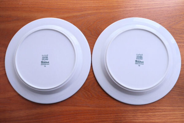 Arabia Uhtua Dinner Plates, Set of 2, Scandinavian - Image 4