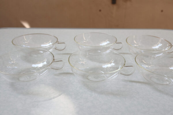 Vintage Jenaer Glass 6-Piece Heat-Resistant Cups - Image 10