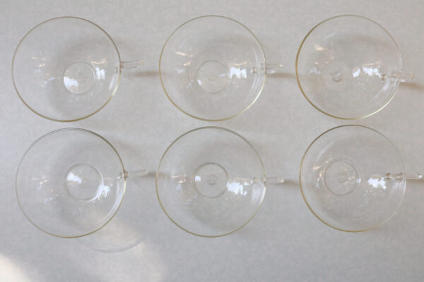 Vintage Jenaer Glass 6-Piece Heat-Resistant Cups - Image 9