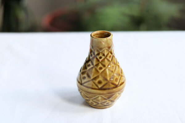 Bay Keramik Mini Vase Geometric Pattern - Image 3