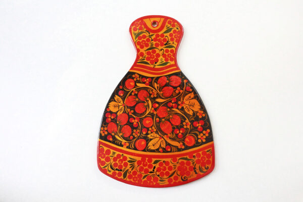 Vintage Russian Floral Cutting Board