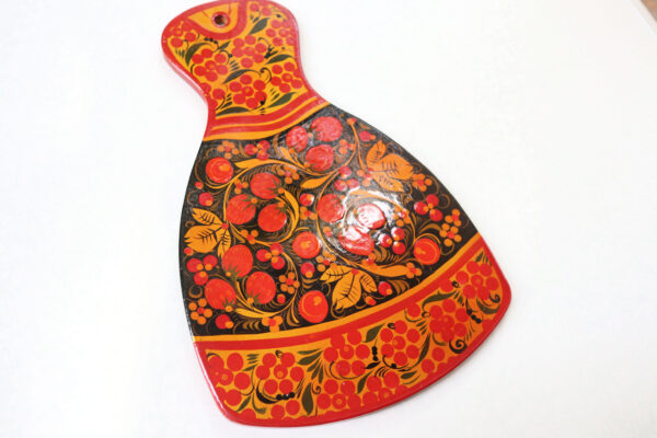 Vintage Russian Floral Cutting Board - Image 5