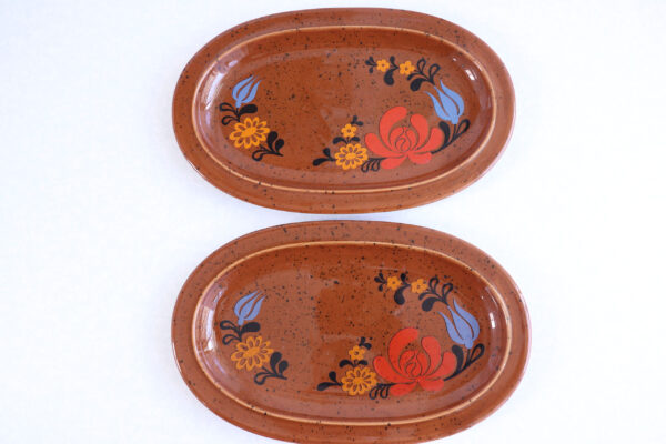 Vintage Thomas Rosenthal Ceramic Oval Plates (Set of 2) - Image 2