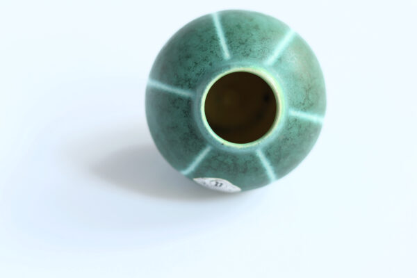 Vintage Ü-Keramik Green Vase, Mid-Century - Image 6