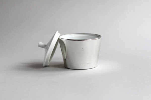 Melitta Ceramic and Metal Sugar Bowl - Image 2