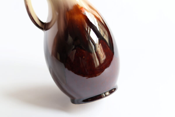 Ü-Keramik Vintage Drip Glaze Pitcher Vase - Image 8