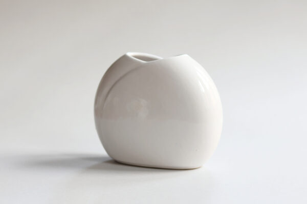 Vintage Bay Keramik White Ceramic Vase - Image 2