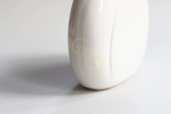 Vintage Bay Keramik White Ceramic Vase - Image 7