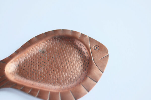 Vintage Copper Fish-Shaped Tray - Image 2