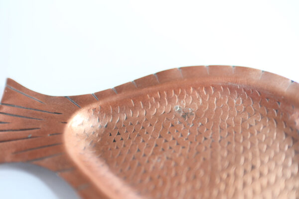 Vintage Copper Fish-Shaped Tray - Image 6