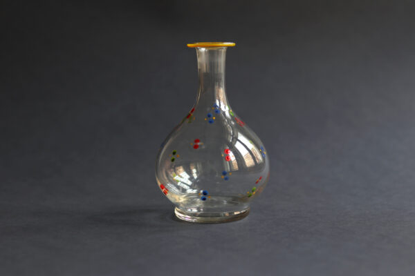 Vintage Hand-Painted Glass Vase