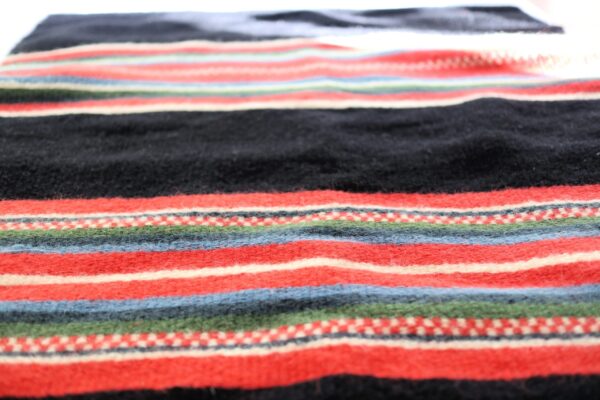 Vintage Wool Striped Rug from Oslo - Image 2